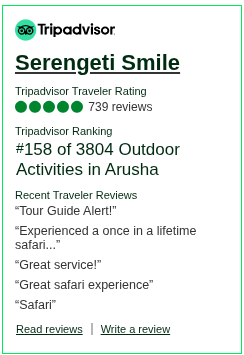 Reviews about Serengeti Smile